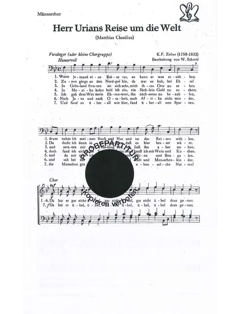 Herr Urians Reise um die Welt